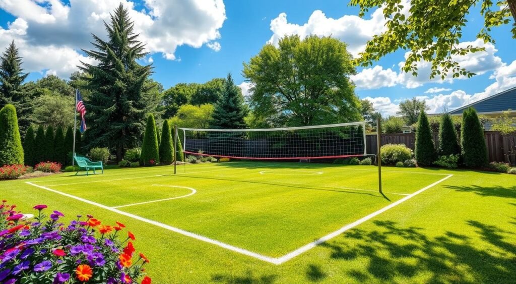 lawn volleyball court Recreational Sports, lawn volleyball court