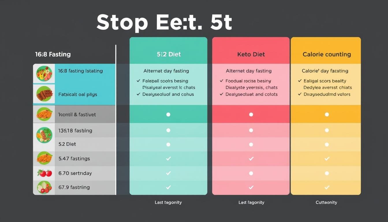 Comparison of Eat Stop Eat with other popular intermittent fasting and diet methods