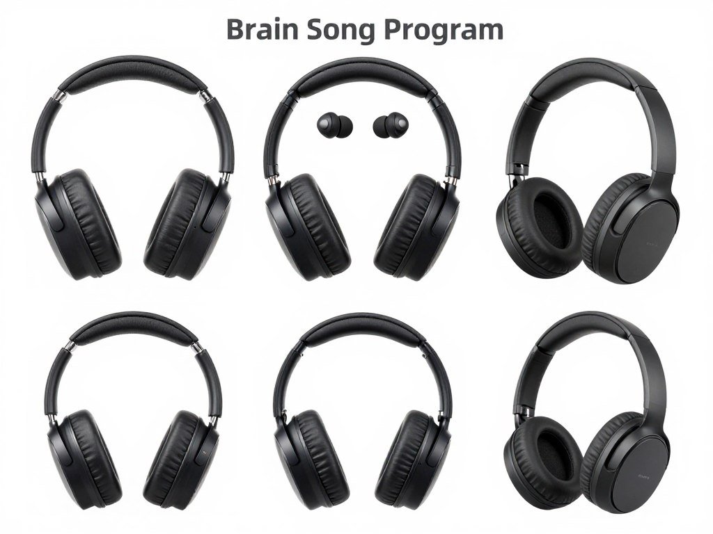 Different types of headphones suitable for Brain Song program use Different types of headphones suitable for Brain Song program use