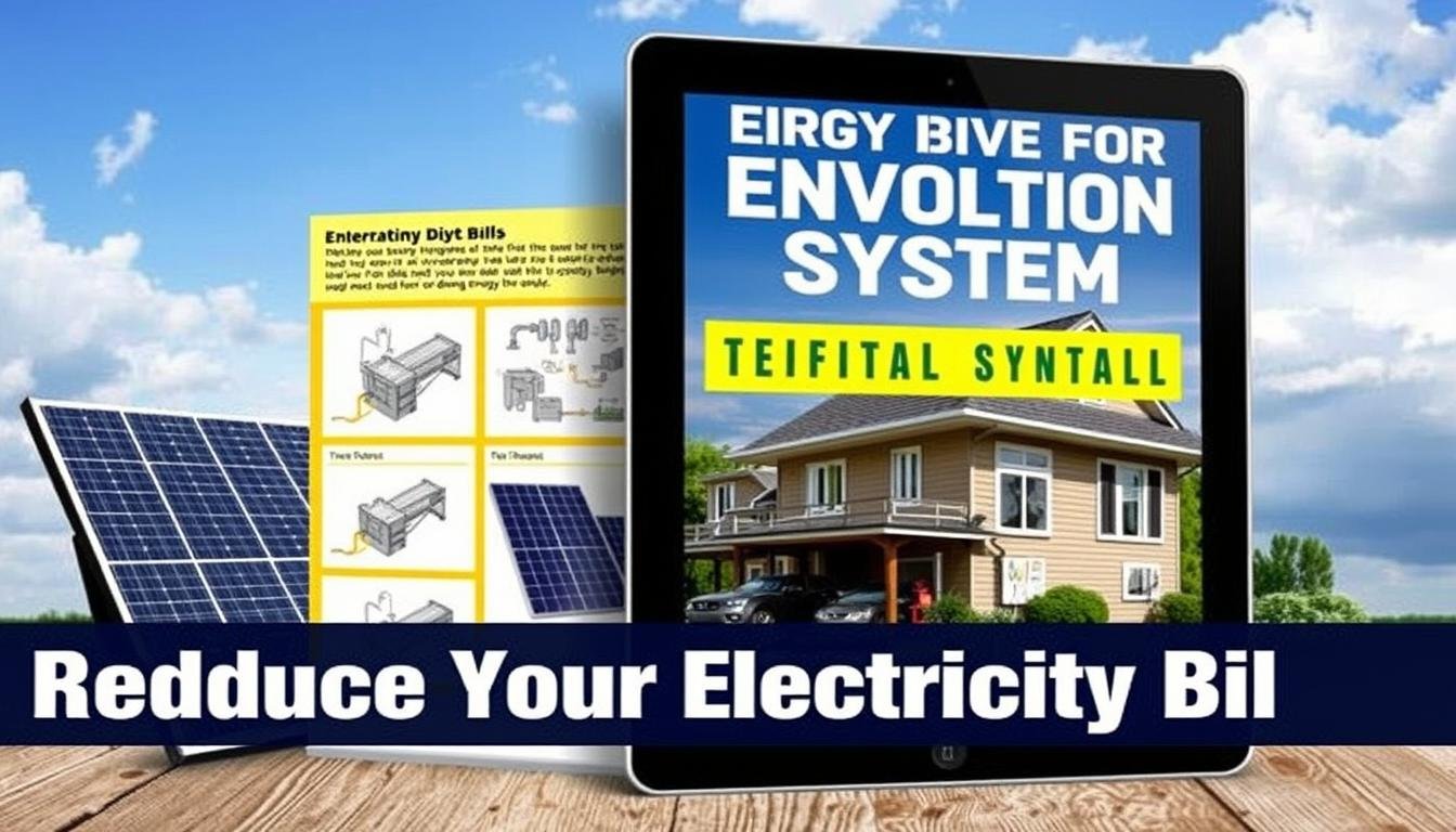 Energy Revolution System DIY guide showing solar panel installation to reduce electricity bill