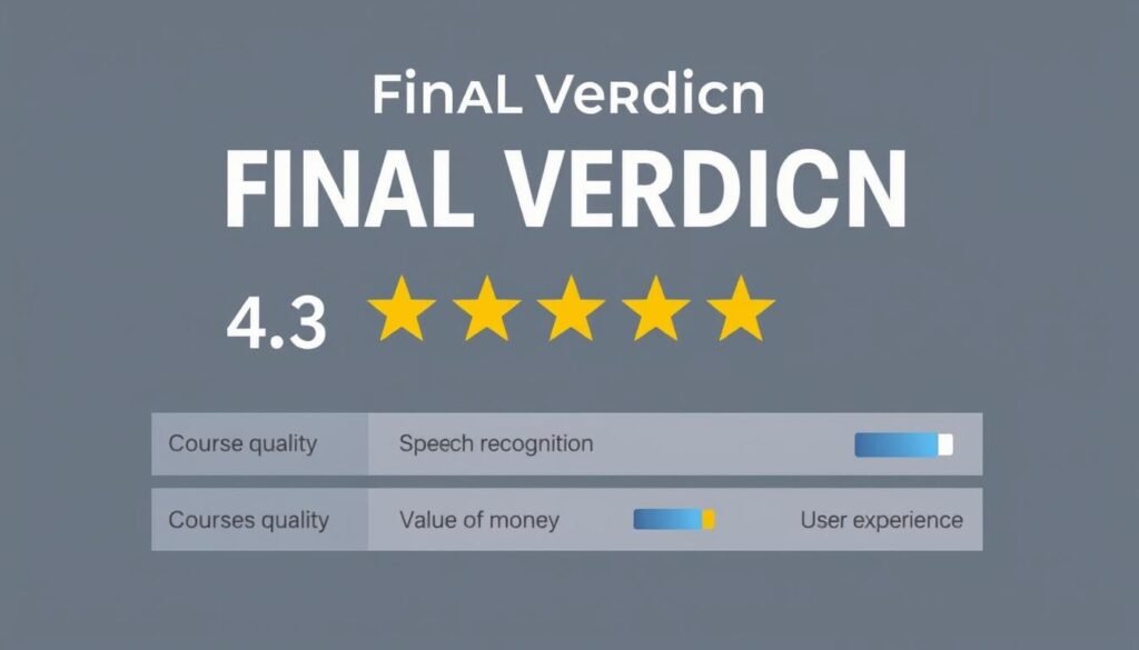 Final verdict and rating summary for Rocket Languages Final verdict and rating summary for Rocket Languages