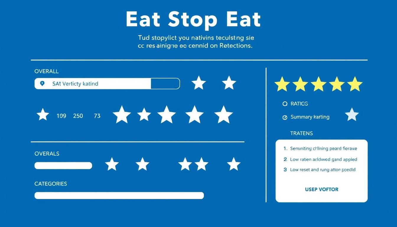 Final verdict and rating visualization for the Eat Stop Eat program
