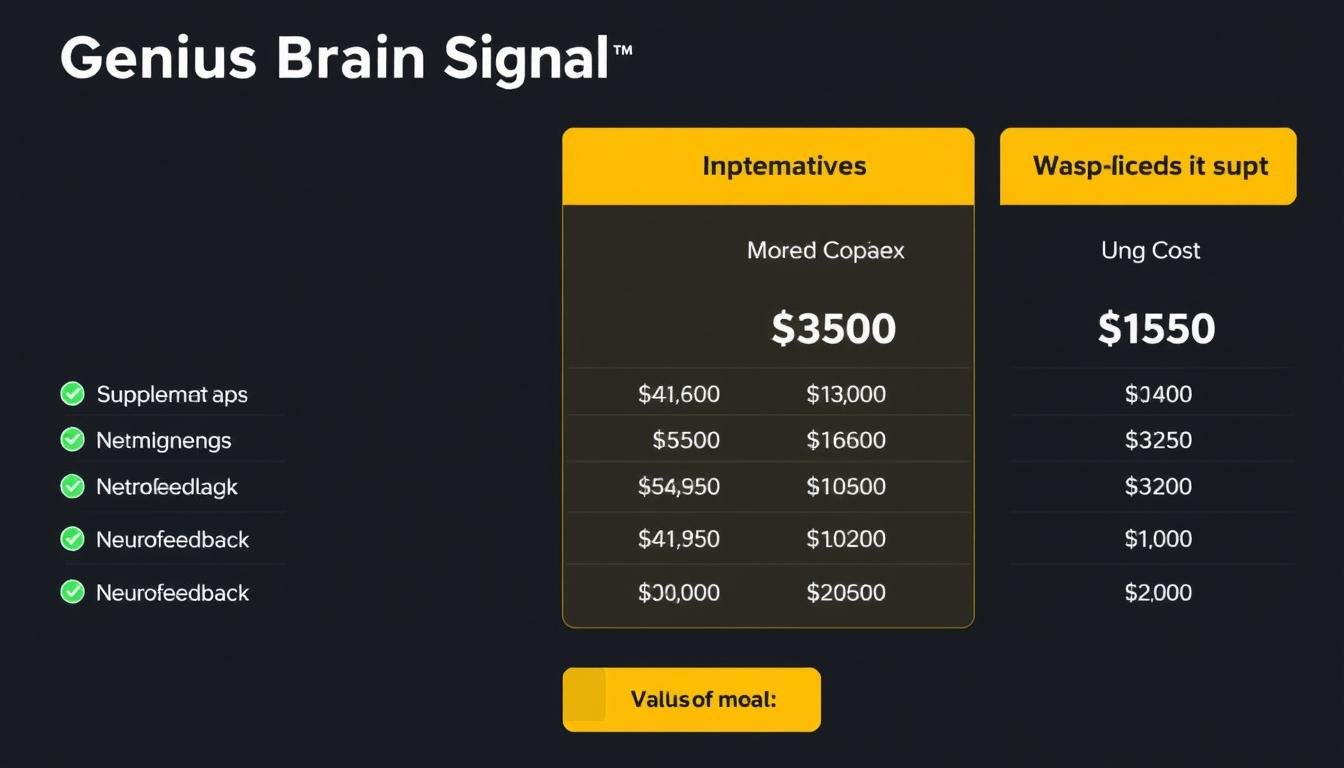 Genius Brain Signal pricing and value comparison