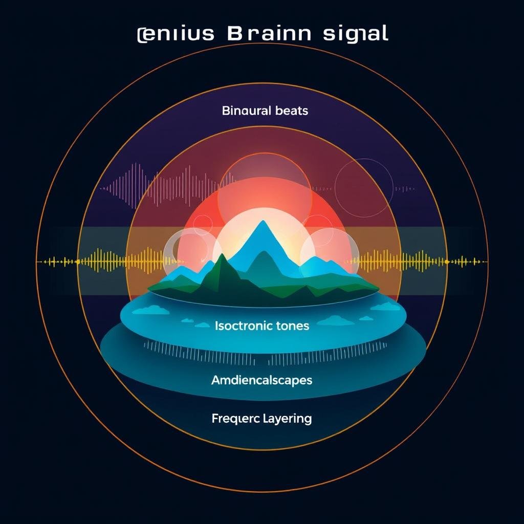 Genius Brain Signal technology stack visualization Genius Brain Signal technology stack visualization