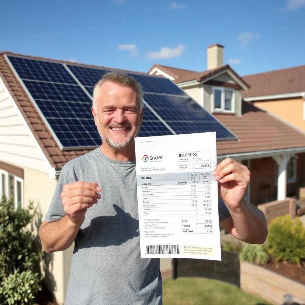 Homeowner with DIY solar installation that helped reduce electricity bill Homeowner with DIY solar installation that helped reduce electricity bill