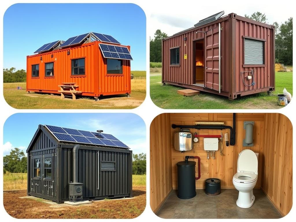 Off-grid couple's double container home built for $45,000 Off-grid couple's double container home built for $45,000