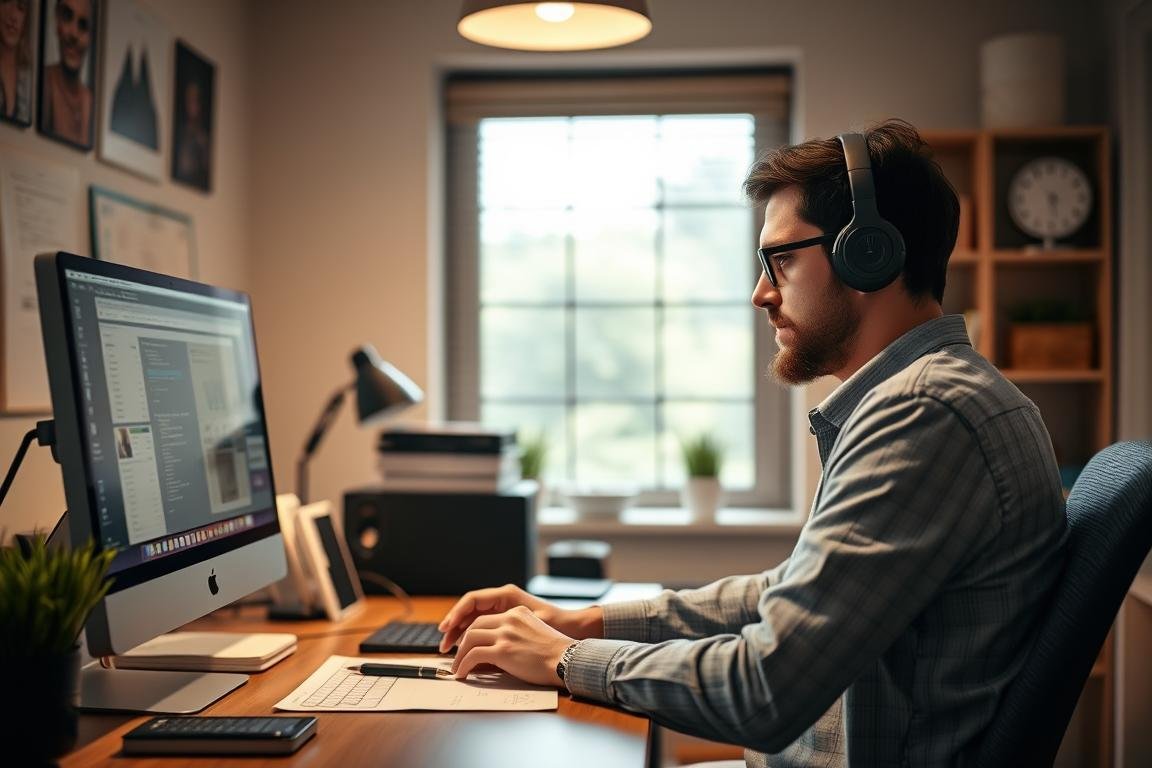 Person showing medium-term benefits of regular brainwave entrainment