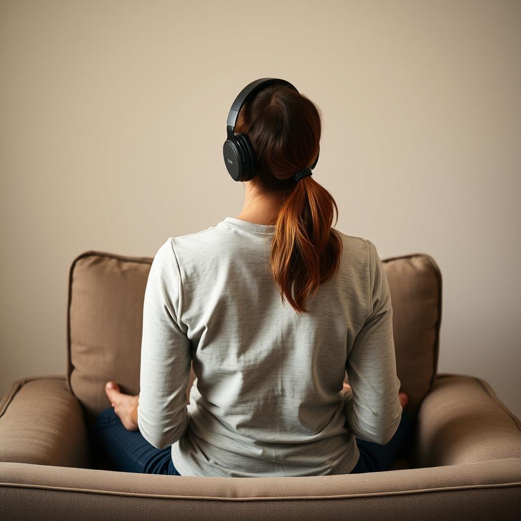 Proper posture for brainwave entrainment session Proper posture for brainwave entrainment session