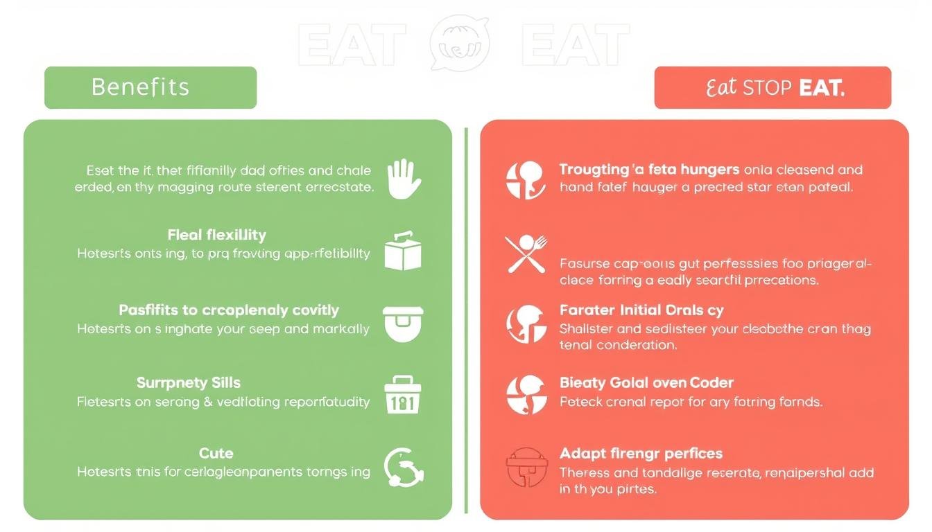 Pros and cons of the Eat Stop Eat intermittent fasting method