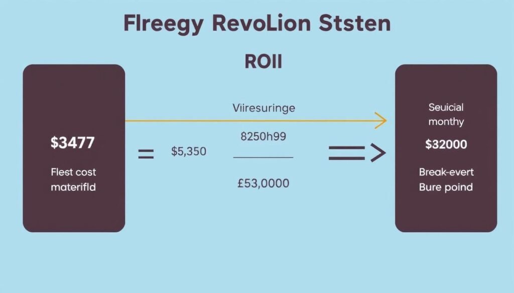ROI calculation showing Energy Revolution System value to reduce electricity bill ROI calculation showing Energy Revolution System value to reduce electricity bill