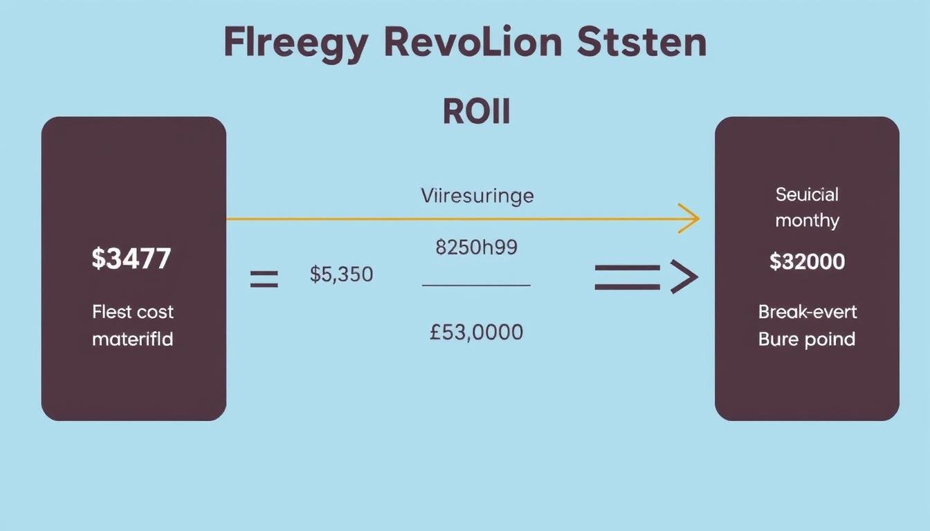 ROI calculation showing Energy Revolution System value to reduce electricity bill