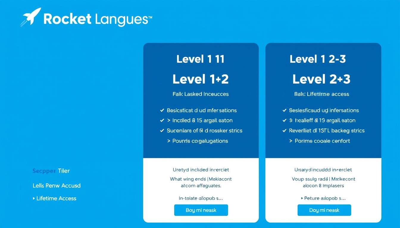 Rocket Languages pricing plans and payment options