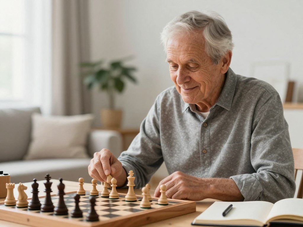 Senior adult showing improved memory and cognitive function after using Brain Song Senior adult showing improved memory and cognitive function after using Brain Song