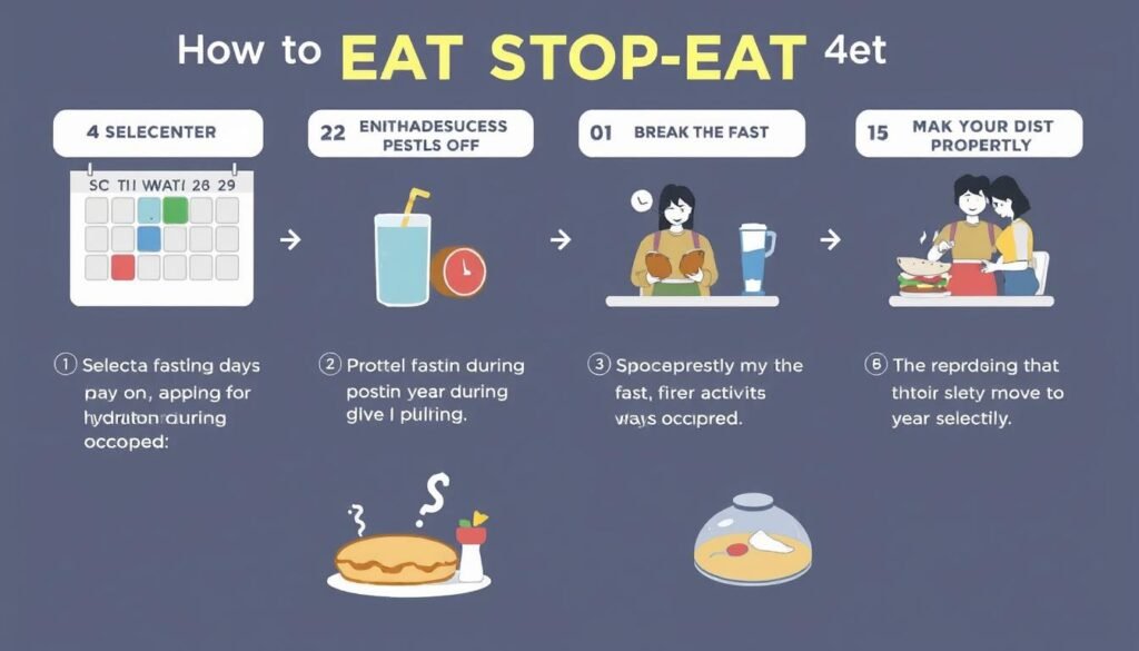 Step-by-step guide to implementing the Eat Stop Eat fasting protocol