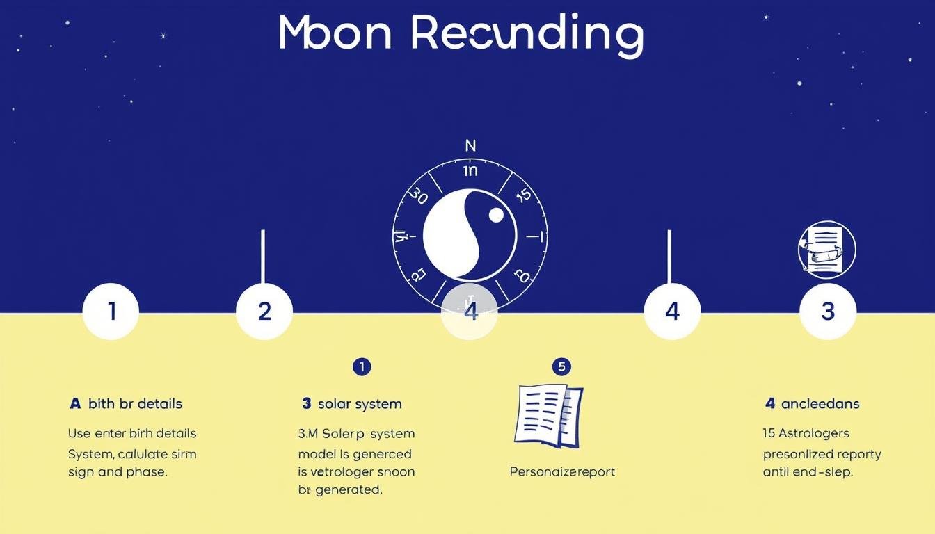 Step-by-step process of how Moon Reading generates personalized lunar analysis