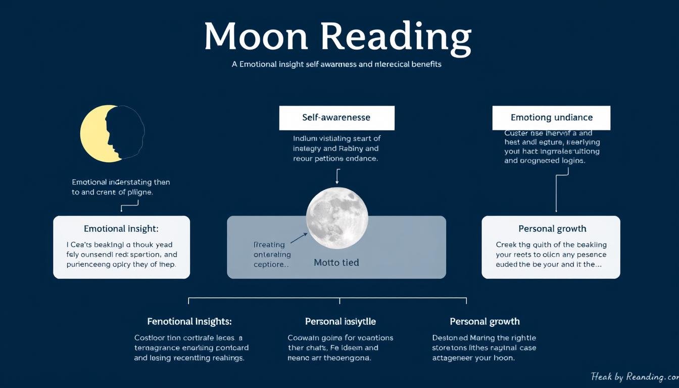 Summary of Moon Reading benefits showing emotional insight, self-awareness, and guidance